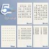 30-Sheet Student Writing Practice Workbook: Math, Square Grid, Pinyin for Kindergarten to 12th Grade