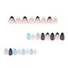 Hot-selling French Wear Nail Art European and American Popular Polka Dot Nail Pieces False Nail Almond Nail Pieces