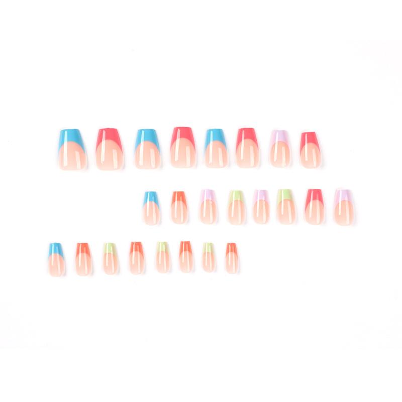 Nail Piece Nail French Five-color Nail Manicure Nail Patch Nail Piece
