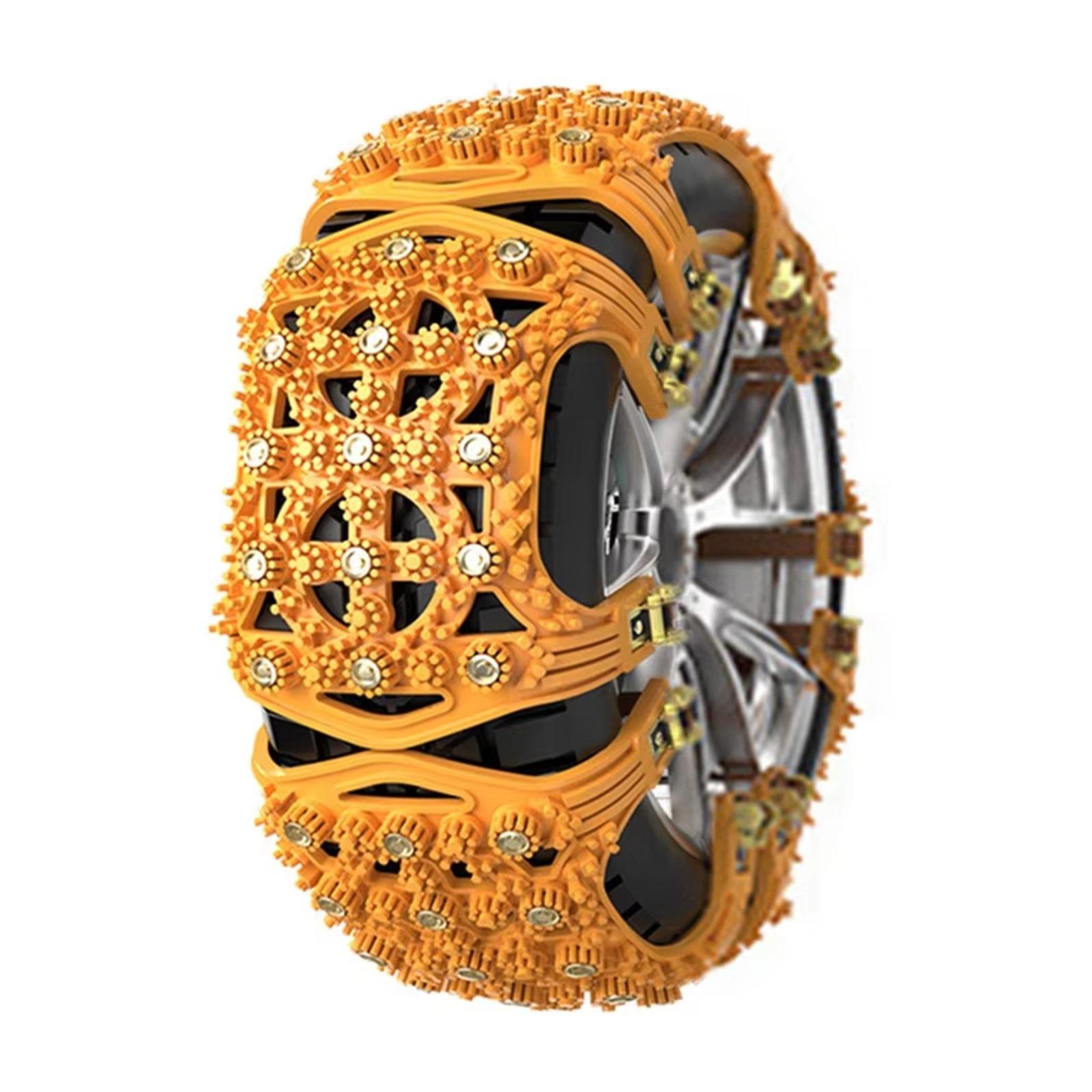 

1 шт. Резиновые автомобильные цепи противоскольжения для снега, Безопасность на дороге, Цепи на автомобильные шины, Зимние уличные аварийные аксессуары, Цепи на автомобильные колеса One Size