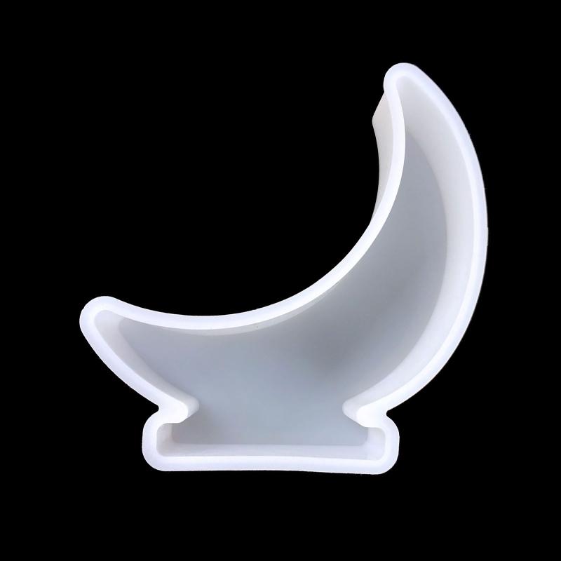 1x/6x Night Light Epoxy Resin Molds Silicone Mold Set Rainbow Moon Clouds Game Console Shaped Mold Table Lamp Decoration