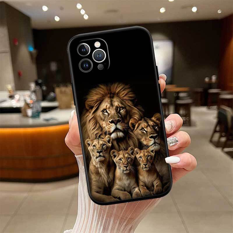 Animal lion Case for Samsung M55 M35 M15 A02 A05S A05 A06 A15 A12 A13 A10 A16 A20 A22 A24 A25 A30 A31 A32 A33 A35 A42 A50