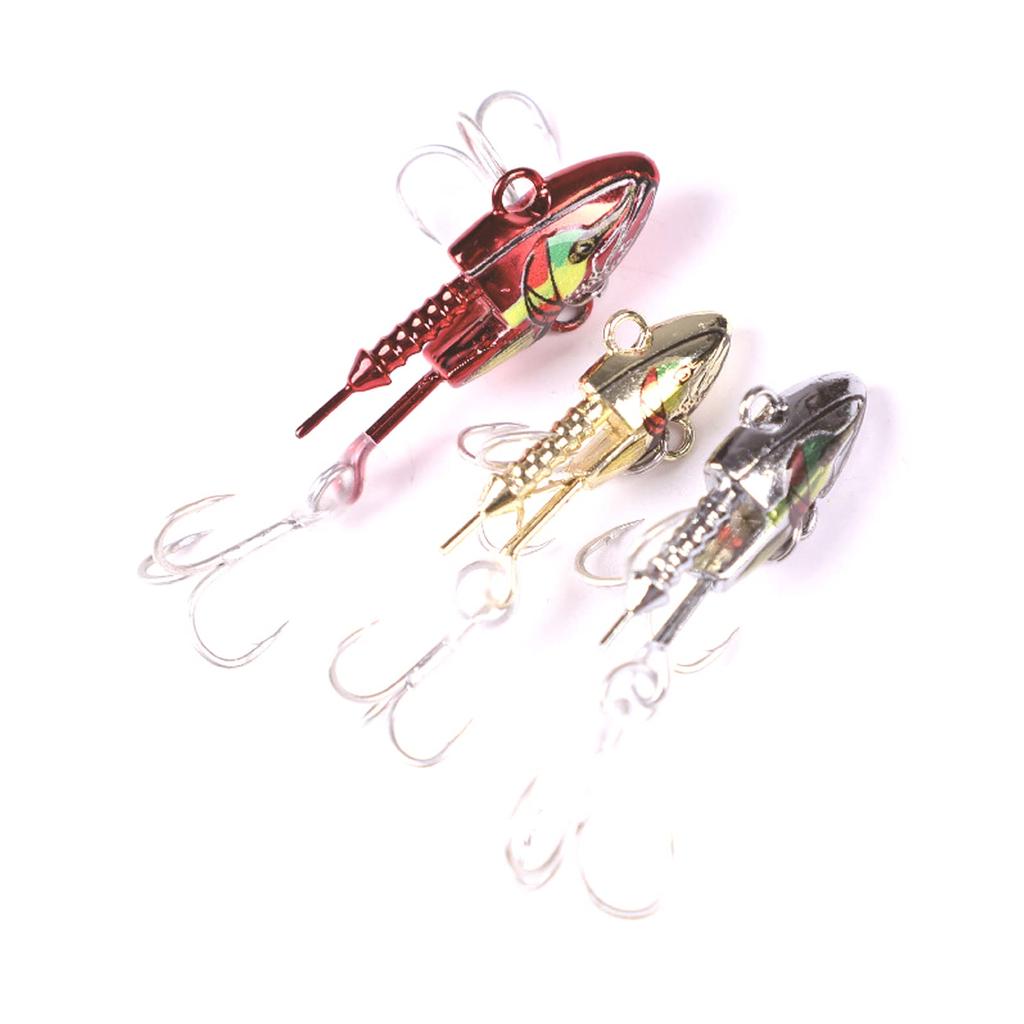 Spotlip Seabass Lure Jig Head Set 10g 14g 21g 27g Lure Metal Vibration Shad Jig Head Blue Fish Freshwater Sea Fishing Set of 5 (10g, Silver)