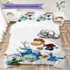 Rayman Pattern Bedding Uilt Set Uilt Cover Pillowcase Home Decoration Birthday Gift (1 * Duvet Cover + 2 * Pillowcase Without Core)130