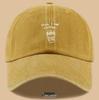 Cross-border Bestseller: 'I Need Coffee' Ponytail Baseball Cap - Adjustable for Outdoor Wear
