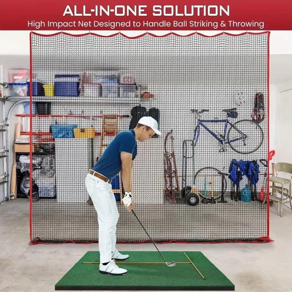 Hohe Schlagfestigkeit Golfballnetz Schlagbarriere Golf Übungsnetz Herren Papa Golfnetz Golfer Geschenk