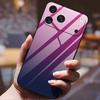 Gradient Phone Case for iphone 17  pro max iphone17 Air Tempered Glass Hard Back Cover for Apple iphone17pro Candy Color Pattern