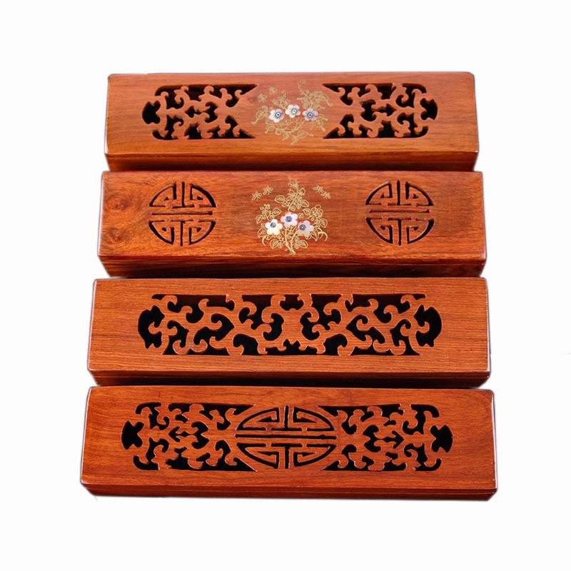 Arzător de tămâie din lemn de trandafir vietnamez și lemn de santal pentru tămâie de agar și tămâie indiană