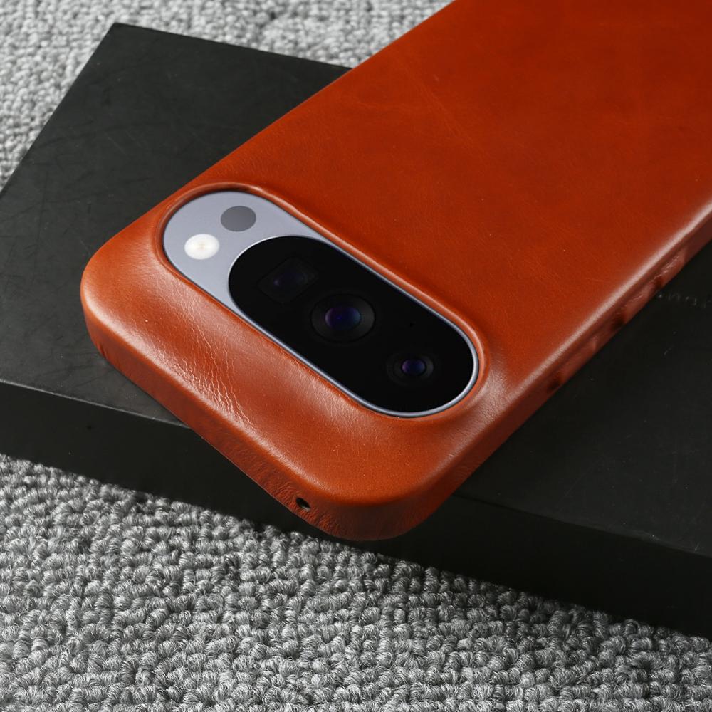 Pro Magsafe Originální kožené magnetické pouzdro pro Google Pixel 10 9 Pro XL 8 6A 7 Pro Vintag Oil Wax Business Kryt na telefon Zadní Coque