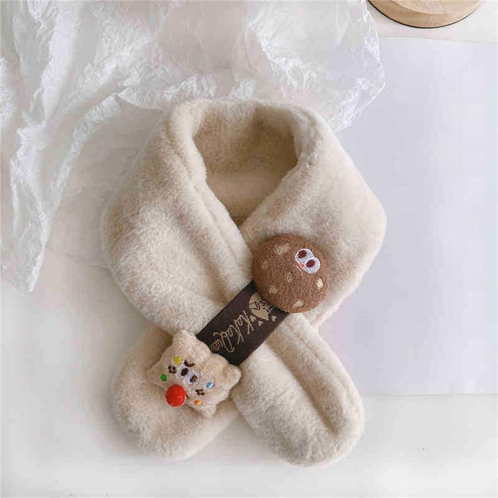 Fleece-Halswärmer für Kleinkinder, Plüschschal, Baumwollschal für Outdoor-Aktivitäten im Winter, geeignet für Kinder von 3 bis 10 Jahren