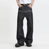 2026 Washed Loose Straight Cut Denim Jeans Men Women Hip Hop Style Casual Wide Leg Pants