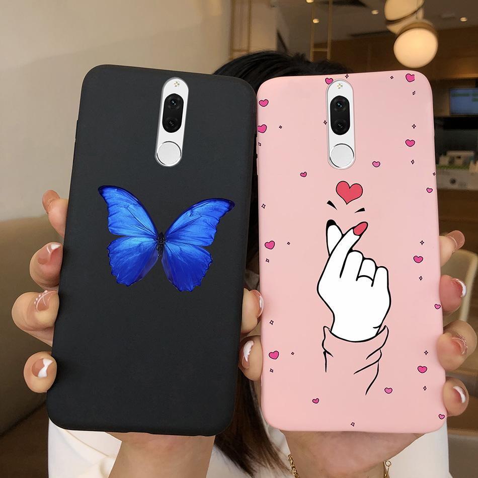 For Huawei Nova 2i Case Cute Candy Matte Soft Silicone Cover For Huawei Mate 10 Lite RNE-L21 RNE-L22 L23 Nova2i Phone Cases Capa
