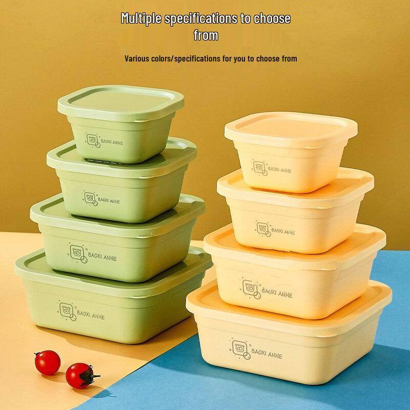 ZISIZ 316L Stainless Steel Square Food Storage Container