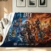 Apex Legends Print Flannel Blanket High Quality Warm Comfortable Cover for All Seasons Perfect for Gifts Home Decor