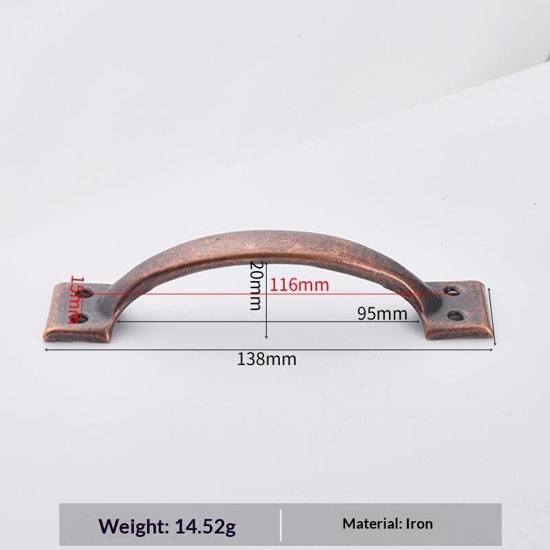 Hardware 3 Inch 4 5 6 Antique Bow Type Old-Fashioned Door Spray Paint Wooden Drawer Handle