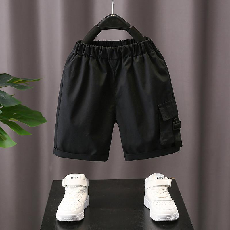 Cool Stylish Boys Summer Outfit Set 2024 Trendy Two Piece Cotton Clothing For Kids