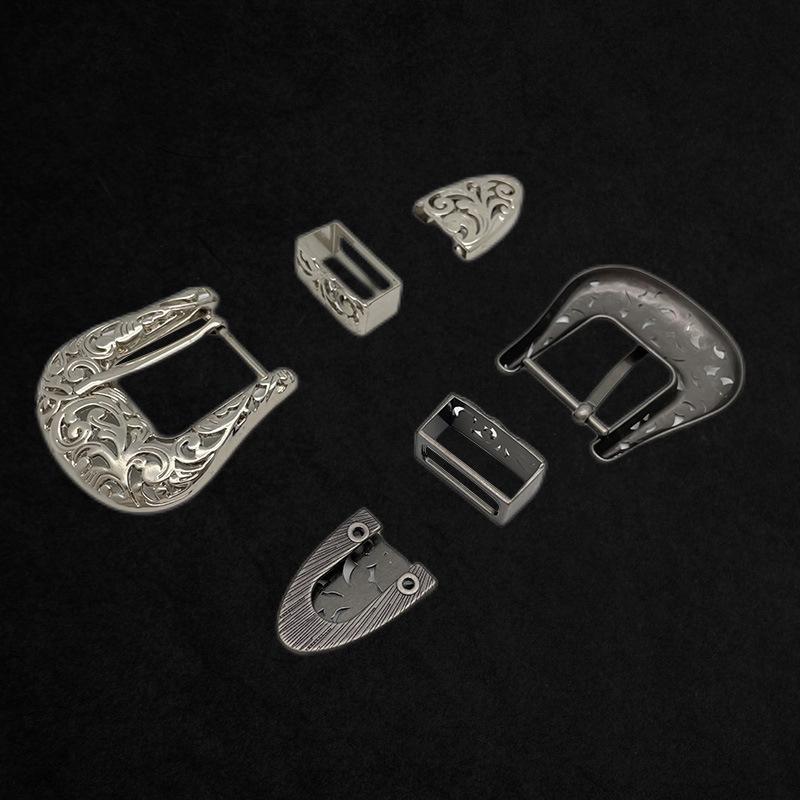 Hipster Vintage Metal Belt Buckle Classic Western Fashion Design Durable Alloy Buckle for Cowboy Costumes Holiday Gifting