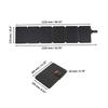 6-fold Foldable Solar Panel 56W Portable USB Type C Folding Solar Mobile Power Supply for Outdoor Camping Phone Laptop Camera