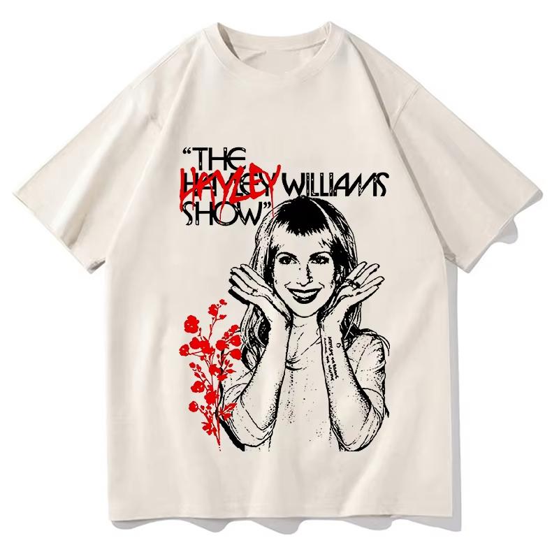 The Hayley Williams Show Tshirt Short Sleeve Cotton Summer Tshirts Streetwear Fashion Oneck Casual WoUnisexUnisex Tees Merch