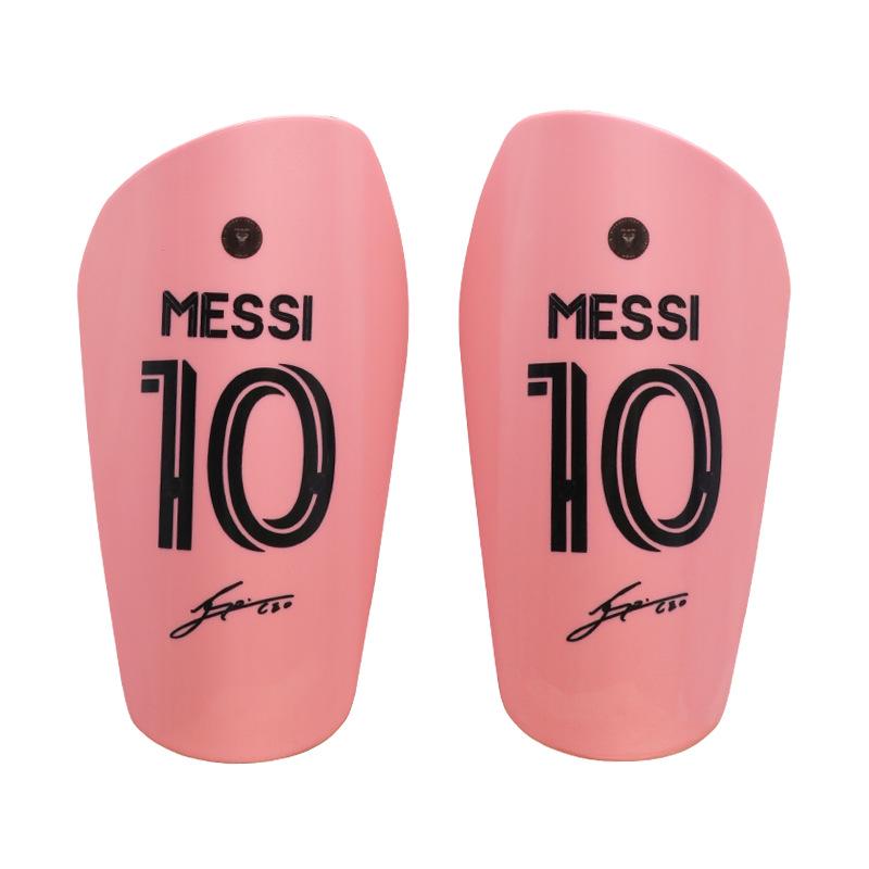 Mini Master Parastinchi Professionali da Calcio - Cristiano Ronaldo No. 7 & Messi No. 10 Protezioni per Polpacci