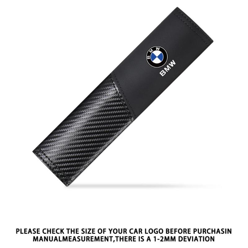 2pcs Carbon Fibre Seat Belt Covers Car Shoulder Pad Seat Belt For BMW E46 E90 E60 F30 E87 E36 F20 E92 Serie 1 Car Accessories