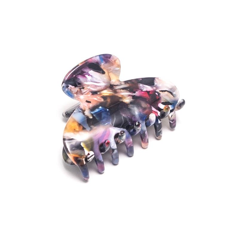 Leopard Print Acetate Claw Clip for Ponytails and Bangs - Gentle on Hair, Japanese & Korean Style Hair Accessory 10#