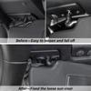 Sun Visor Repair Kit Compatible with 2018 Jeep Wrangler JK/2018- Wrangler JL/- Gladiator JT Interior Accessories Aluminum Alloy Sun Visor Fixing Clip