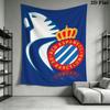 RCD Espanyol Wall Tapestry Aesthetic Wall Hanging Printed Fabric Blanket Decorative Tapestries for Bedroom Living Room Home Decor