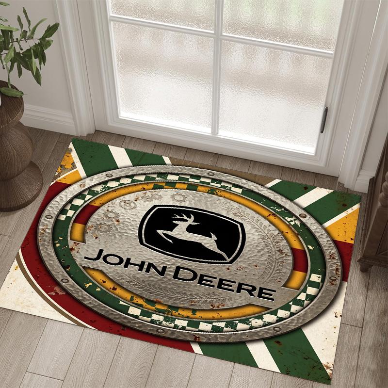 John deere Design Tapis Velours Cristal Douillet Non?Tapis imprimé antidérapant pour chambre, salon, entrée