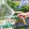 High Pressure Garden Water Spray Powerful Cleaning Aluminum Alloy Water Hose Jet Adjustable Spray Modes Efficient