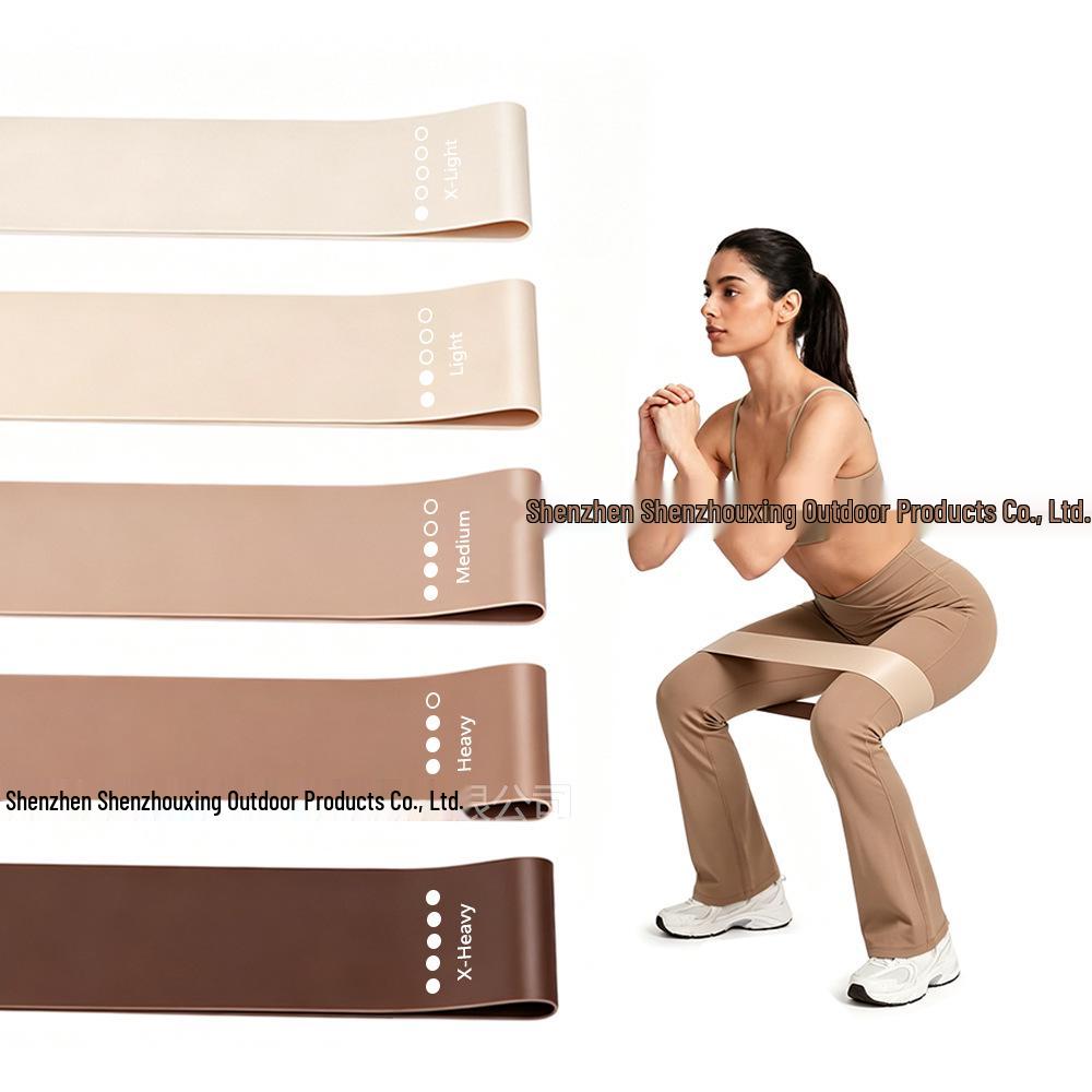 Thickened Latex Yoga Fitness Stretch Resistance Band for Squats and Stretching