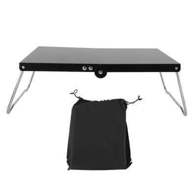 Klappbarer Campingtisch aus Edelstahl, tragbarer Mini-Strandtisch, Camping-Beistelltisch für den Außenbereich