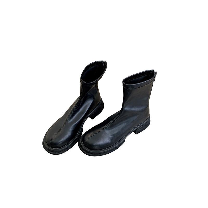 Thick-soled Spring and Autumn Short Boots Women's Winter Flat-soled Korean Small Naked Boots Fashion Boots Women's Boots