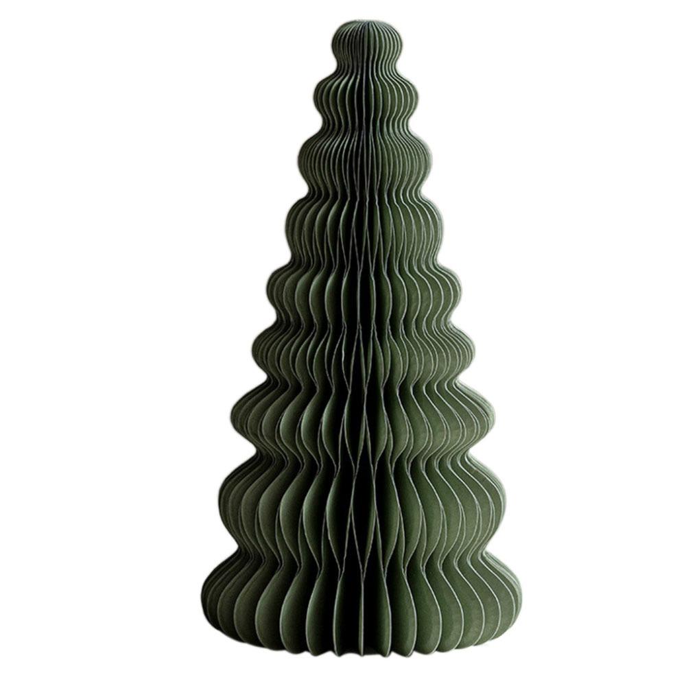 

15/20/25/30 см Оригами Рождественская елка Украшение Атмосферное украшение Санта Клаус Мини Рождественская елка Реквизит для сцены 25cm