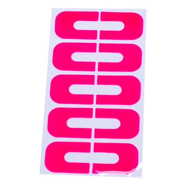 Pink U-Shaped Anti-Spill Nail Polish Sticker