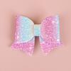 Hairpin Three-Dimensional Swallowtail Butterfly Wing Shape Hair Clip with Glitter Sparkling Sequins Kids Ponytails Braids Party Hair Accessories