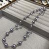 8M/10M Bead Necklace Metal Line Bead Necklace Women'S Light Luxury Fashion Neck Chain Collarbone Chain Batch