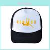 Cr7 Print Cartoon Character Mesh Cap With Wide Brim For Summer Outdoor Casual Wear