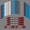 Motorcycle Wheel Sticker Waterproof Rim Strip for BMW S1000XR 2023 S 1000 XR S1000 XR 2015-2024 Accessories 17 Inch Wheel Decals