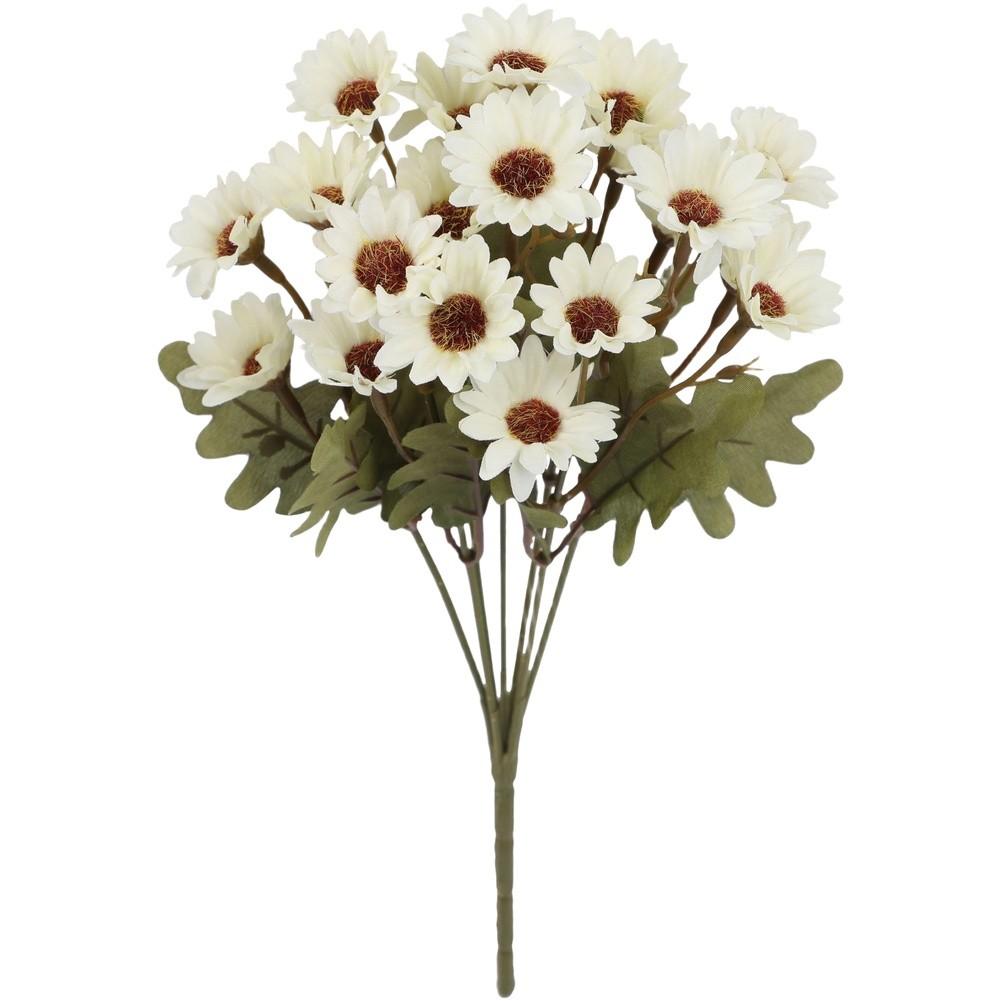 Easy Maintenance Artificial Mums Sunset Flowers Seasonal Decor