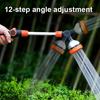 Garden Hose Sprayer Wand with 8 Spray Modes 180 Degree Angle Adjustable Sprinkler Head Long Wand Sprayer for Car Washing Garden Watering Pet Cleaning