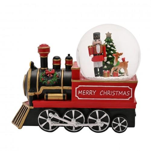 Steam Train Snow Globe