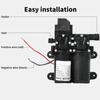Car Washer 12V Booster Pump High Flows Capacity Diaphragm Pump For Home Garden And Car Washing Easy to Installation