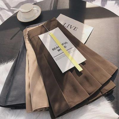 Women's Casual A-Line Pleated Skirt Dress with Safety Pants - Summer JK Shorts for Women