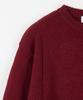 Nodu Single Line Round Cardigan [Burgundy]