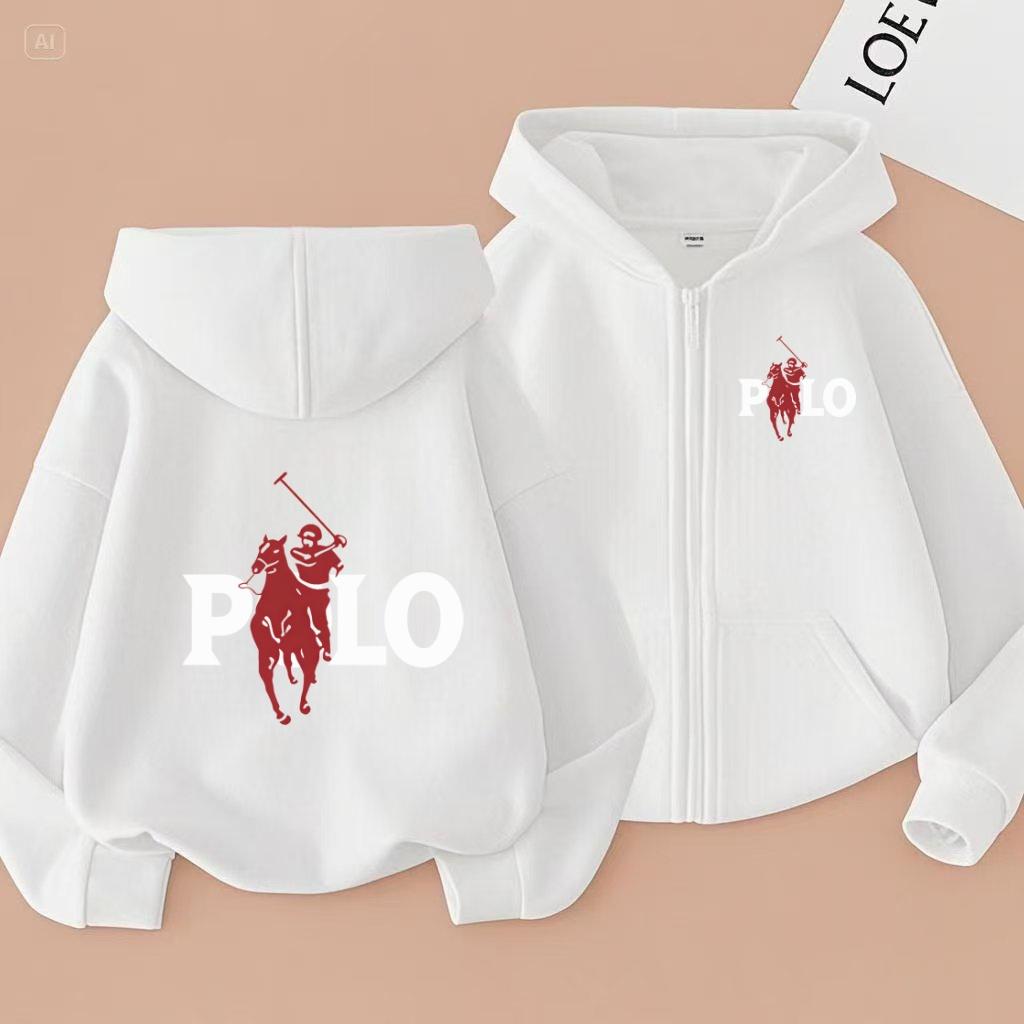 Kids Zipper Style Cardigan Coat Fashion Letter Loose Sweatshirt Toddler Boy Girl 3-14 Yrs Hoodie Casual Brand Sports Top Clothes