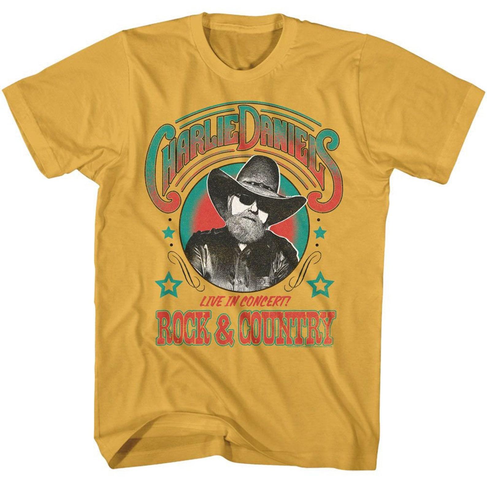Charlie Daniels Band Rock and Country Ginger T-Shirt 4XL