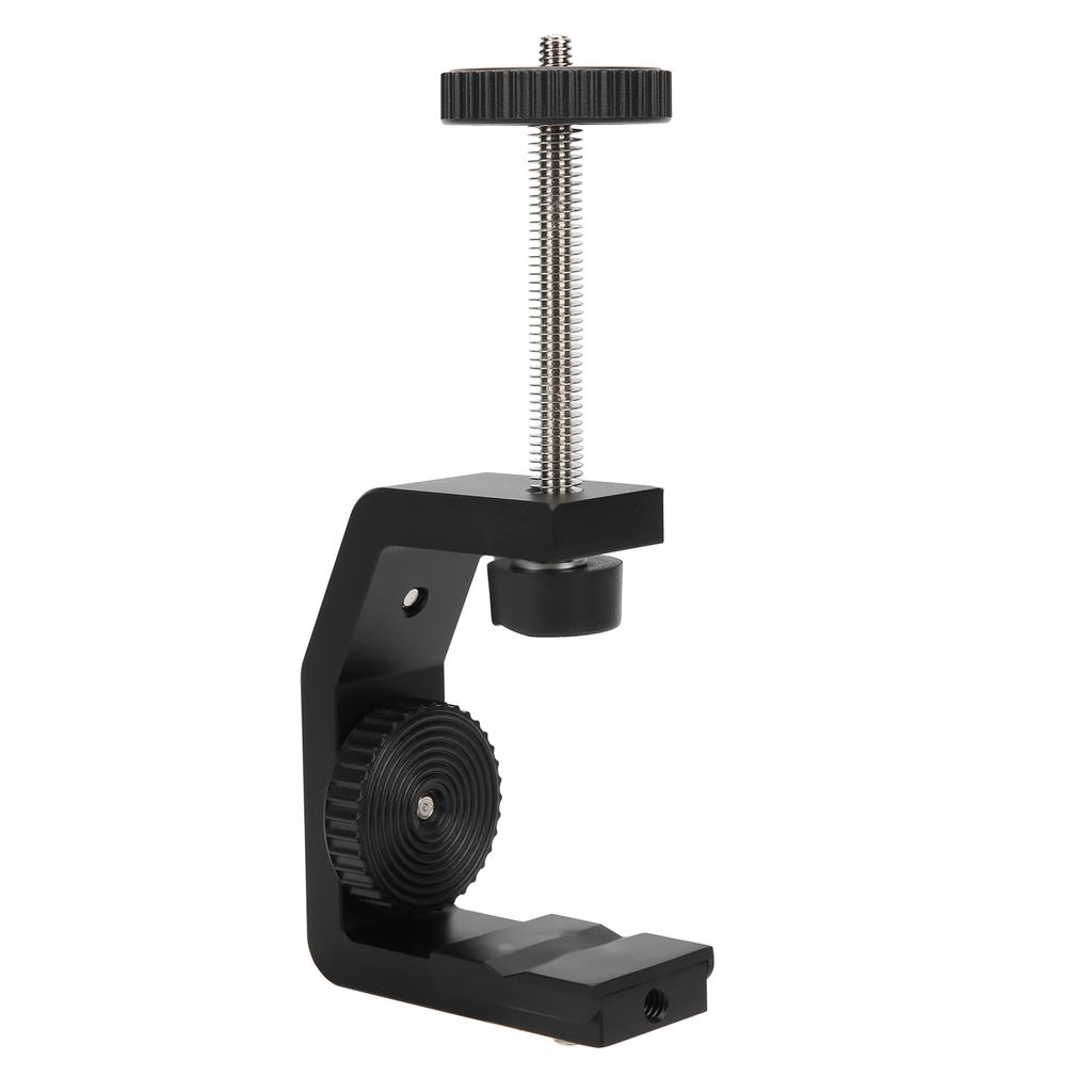 Schreibtisch Kamera Halterung Ständer Aluminium Tischplatte Schreibtisch C Klemme Licht Stehen mit 1 4in Schraube(Große CClamp )
