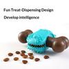 Hundekauknochen Knochenform Gummi Interaktives Hundekauspielzeug Leckerli-Spender Spielzeug für kleine mittlere Hunde Zahnpflege Training