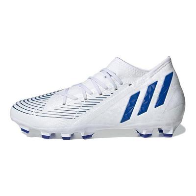 Predator Edge.3 MG Soccer Shoes Men Footwear White Blue GY8057